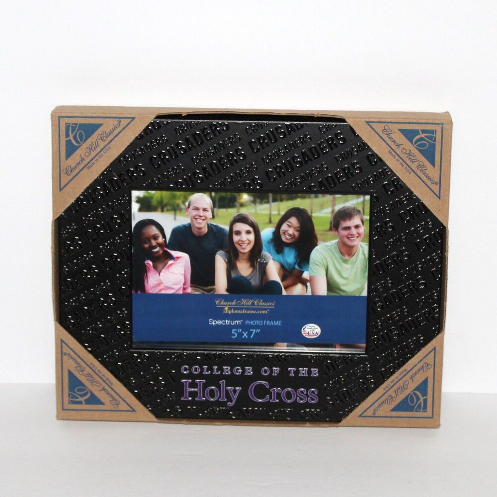 College of The Holy Cross Photo Frame 5 x 7 Crusaders NCAA Church Hill Worcester